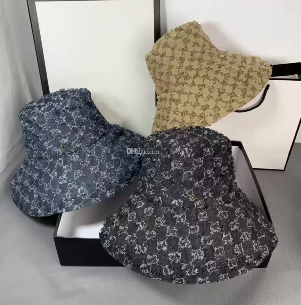 

2023 Bucket hat fashion designers Summer classic men's and women's Fisherman's luxurys light breathable sunshade with excellent quality 3 colors good nice, Black