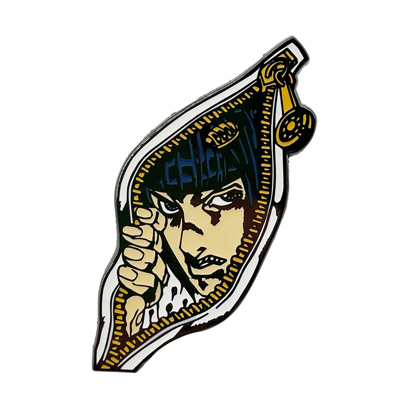 

Jojo's Bizarre Adventure pin Cute Anime Movies Games Hard Enamel Pins Collect Metal Cartoon Brooch Backpack Hat Bag Collar Lapel Badges, As picture