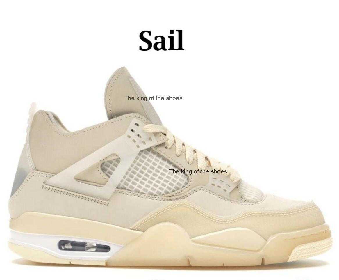 

J4s OG2023 OG University Blue 4s Men Basketball Shoes Sail White Oreo Black Cat Pure Money Military Black Bred Mens Womens Trainer Sports Sneakers, Color-25