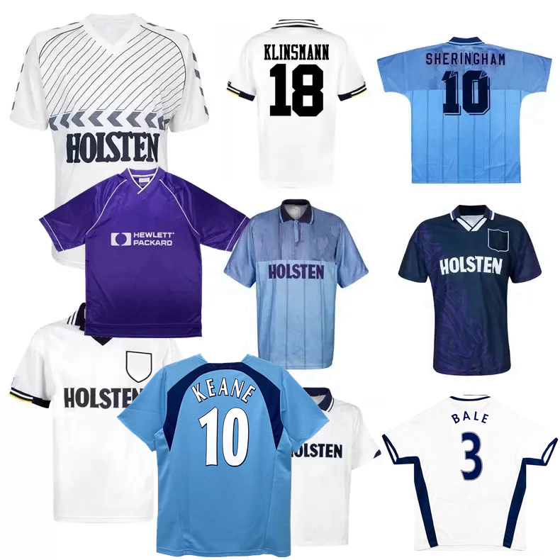 

Retro classic 1983 84 86 TOTTENHAM soccer jerseys 1991 92 93 94 95 98 99 2006 07 08 09 2010 LINEKER GASCOIGNE KLINSMANN PAVLYUCHENKO CAMPBELL BALE MODRIC football shirt, 09/10 home