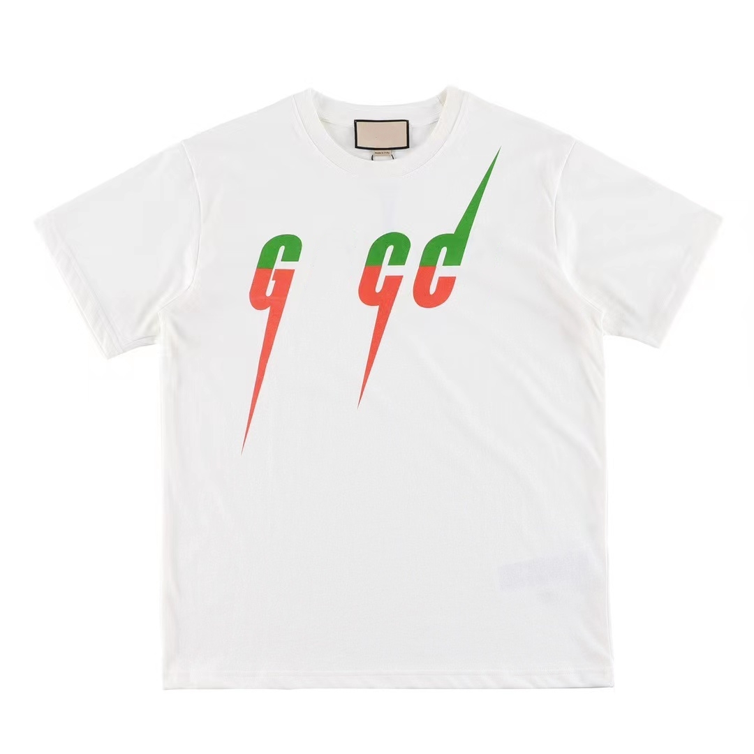 

White Shirt tshirts designer t shirt mens womens short sleeve S-4XL cotton jersey fabric wholesale breathable men women short-sleeve womens wear tshirts, No.1 gu