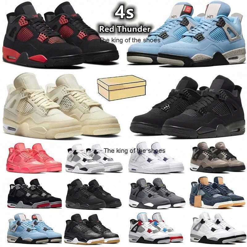 

J4S OGJ4s OG2023 OG 2023 High 4s 4 Basketball shoes Mens Shoes Sail Sneakers patent bred Military Black University Blue Atmosphere Infrared Fire Red, 47