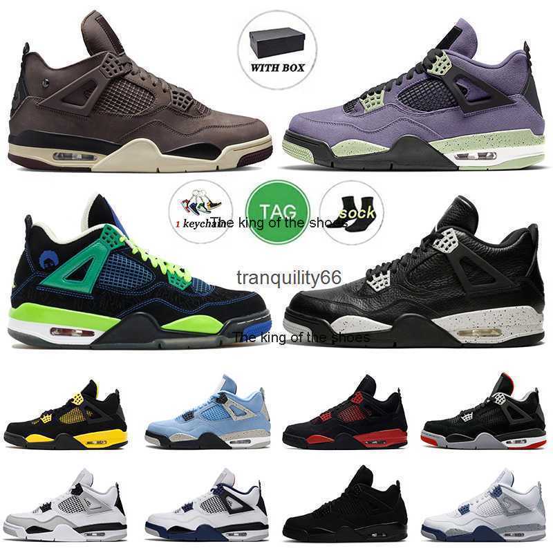

2023OG J4s OG2023 OG top fashion jumpman 4 og basketball shoes with bue red thunder 4s miliary black cat unc men womens j4 jorsan white oreos bred off, C37 guava ice 36-47