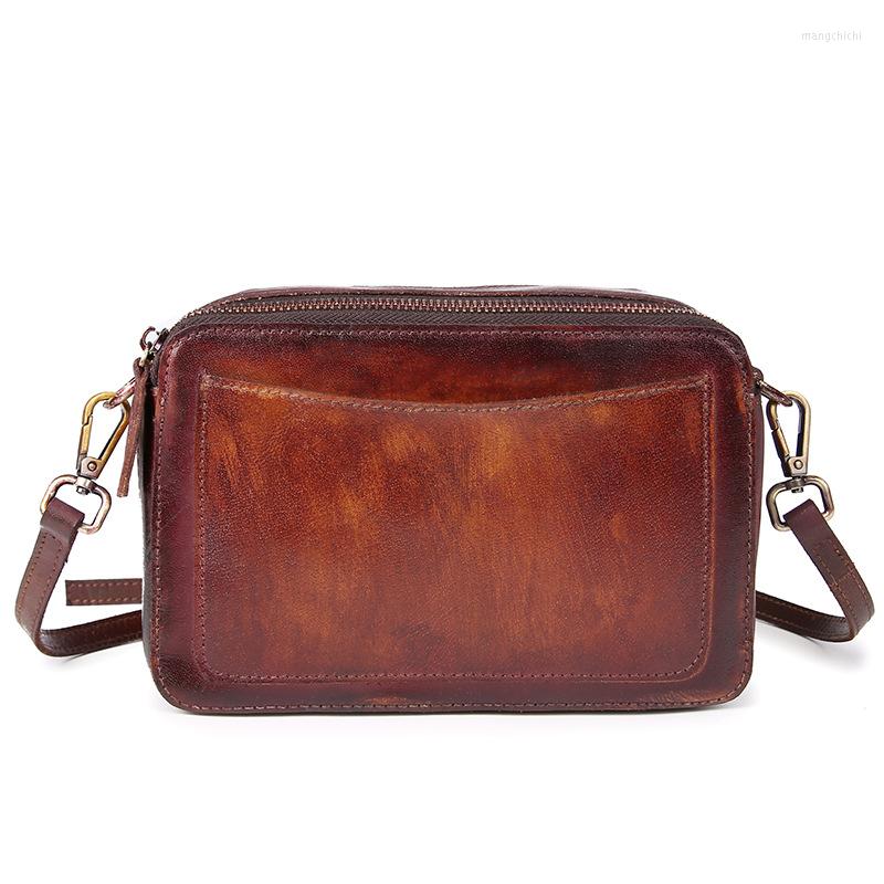

Evening Bags Ladies Tote Shoulder Women Genuine Leather Handbags Female Small Messenger High Quality Real Cow Mini Ipad Bag, Picture shown