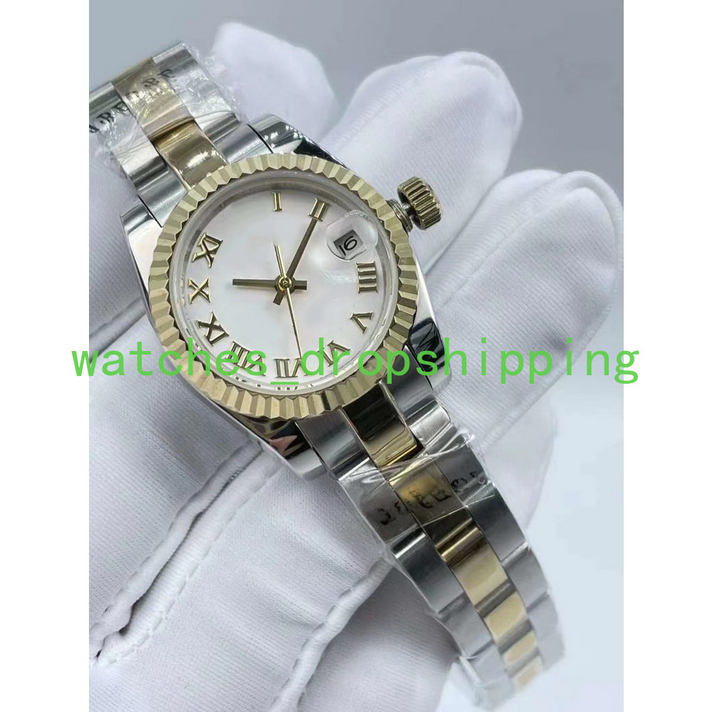 

Fashion Women Designer Luxury Watches 26mm Automatic Mechanical 2813 Movement Lady Self-winding Stainless Steel Case Original Clasp Analog Casual Wristwatch, Watch