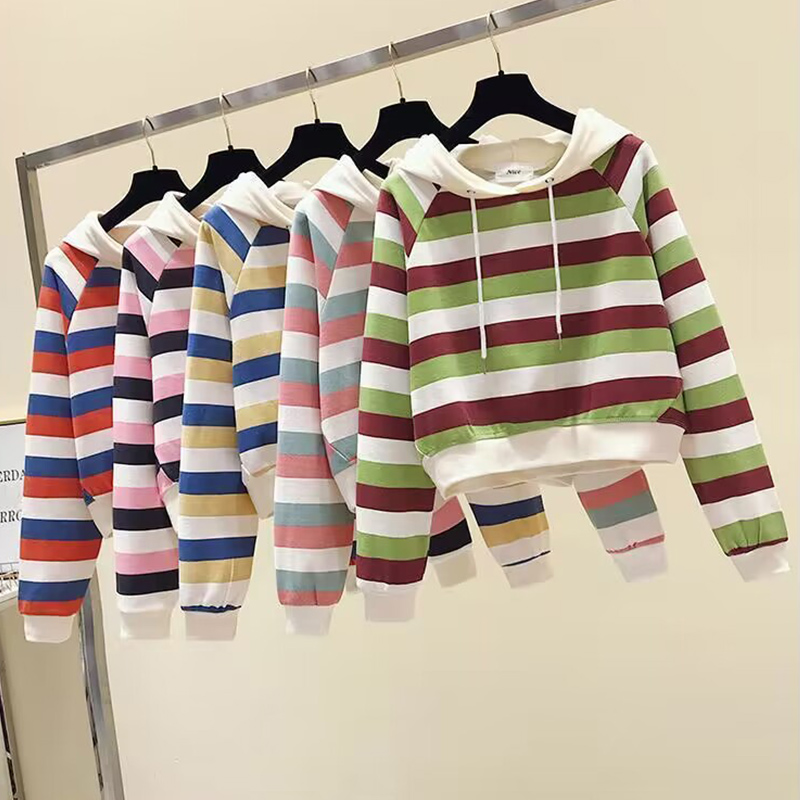 

Hoodie For Women Designer Pullover Slim Short Style Sweatshirts Fashion Clothing Daily Hoodie, Multi mixed