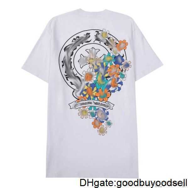 

high-quality CH Men' Luxury Classics Mens t Shirts Fashion Designers Brand Crew Neck Short Sleeves Men Sweater Casual Sanskrit Print Tshirt W2H9, K6