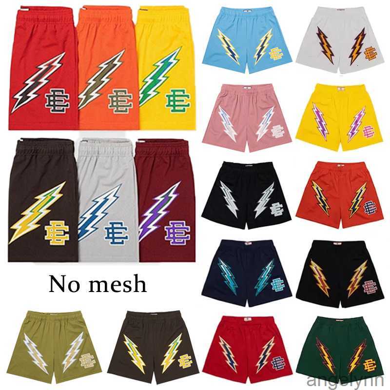 

designer mens ee shorts Eric Emanuel Fitness Sports Lightning printed shorts 17 Color women Summer Fitness Workout Casual Basketball Pants, 01