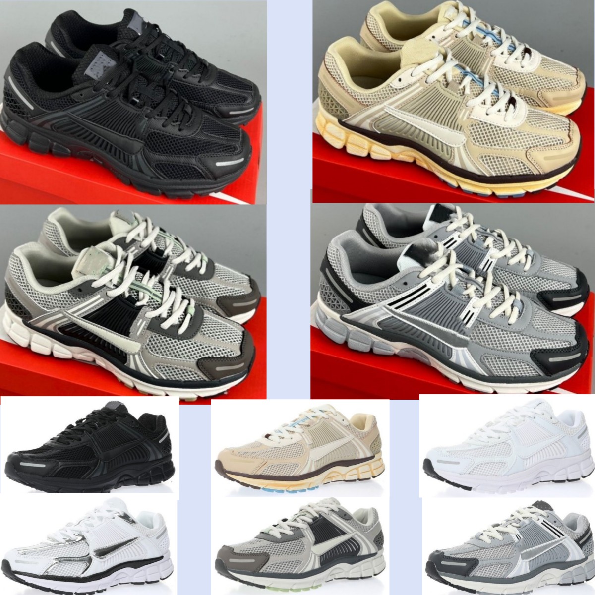 

Zoom Vomero 5 White Green Black Silver Running Shoes Oatmeal Tone Yellow Retro Casual Sports Wheat Grass SP Vast Grey Sail Beige Brown Blue Red Earth Fossil FD9920 1694, Black white silver