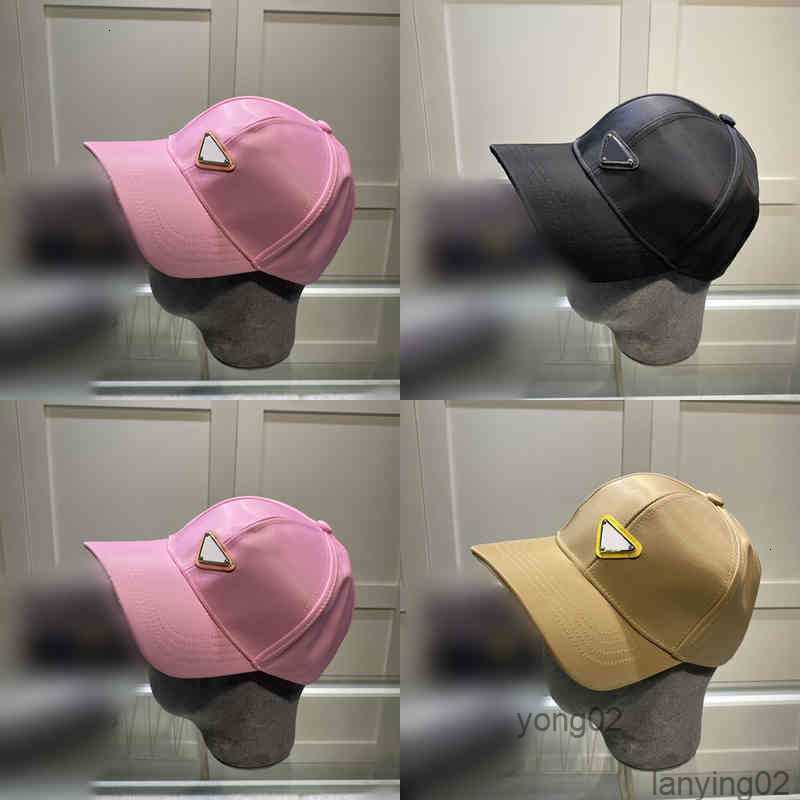 

Nylon Baseball Cap Fashion Men Women Golf Bonnie Bonnet Triangle Caps Outdoor Luxury Designers Hats Mens Bucket Hat Casquette T5, Pink