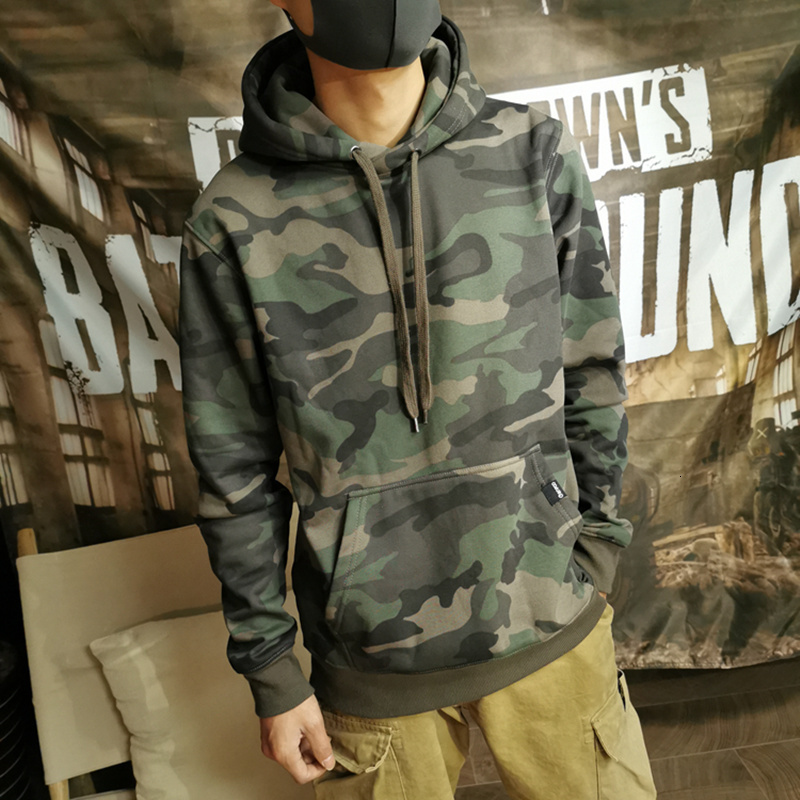 

Men's Hoodies Sweatshirts Spring Men s Casual Outerwear Camouflage Hooded Body Fitting Sweater Vintage Style Cardigan Fashion Knitted