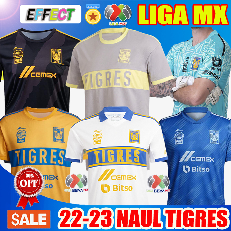 

2022 2023 GIGNAC Tigres UANL soccer jerseys Kids Men home away THIRD 3rd 22 23 Mexico liga MX Vargas PIZARRO NICOLAS football shirts maillots futol, 22-23 tigres away