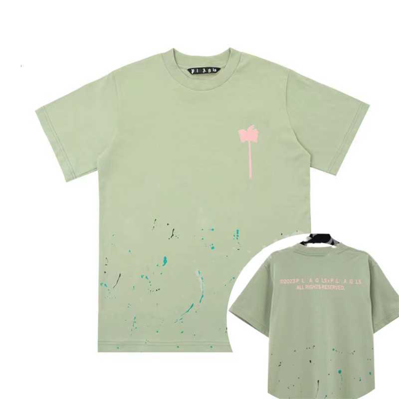 

Mens Designer Hand-painted Luxury Tees Graffiti Pa Womens Fashion Angle Short Sleeve Casual Streetwear Tops T-shirts 25