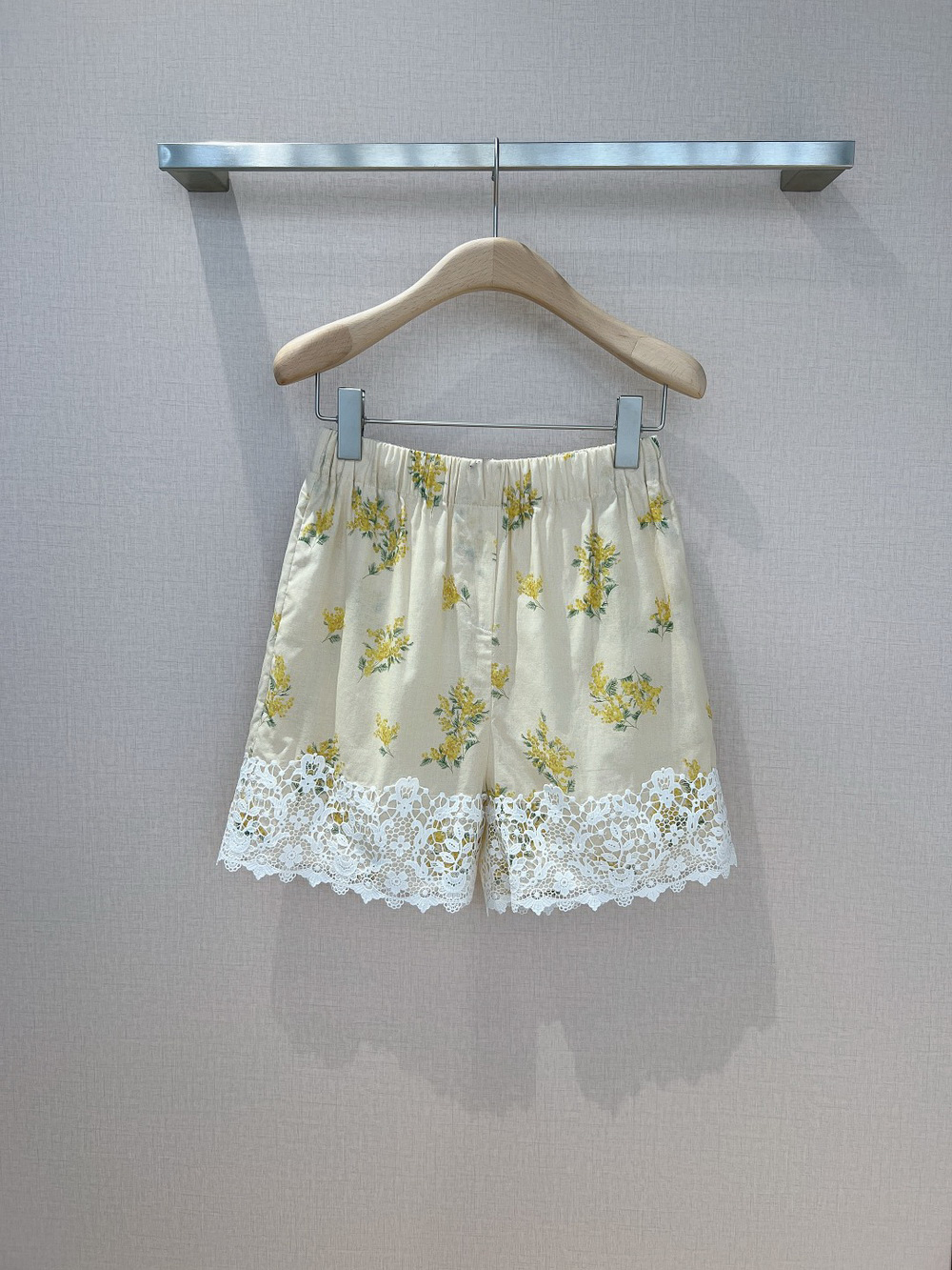 

booty shorts for women Vintage shorts with delicate floral prints, Lavender