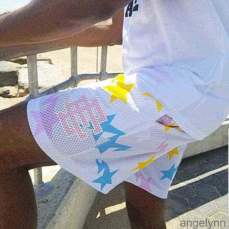 

Summer Mens Fashion Brand Ee Basic Shorts Eric Emanuel Casual Mesh Short Newyork City Skyline Designers Gym Running Fitness Beach Loose