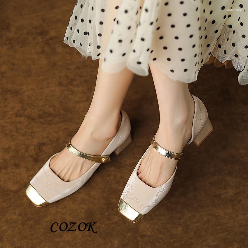 

Dress Shoes Vintage Sexy Mary Janes 2023 Fashion Heels Elegant Pumps Women, Pink