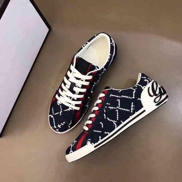 

The latest sale high quality men's low-top printing sneakers design mesh pull-on luxury ladies fashion breathable casual guccie shoes, Buy the box