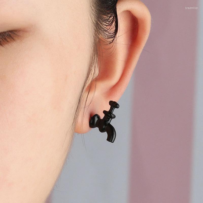 

Stud Earrings Aesthetic Unique Design Tricolor Faucet For Women Stopcock Earring Gift Punk Jewelry