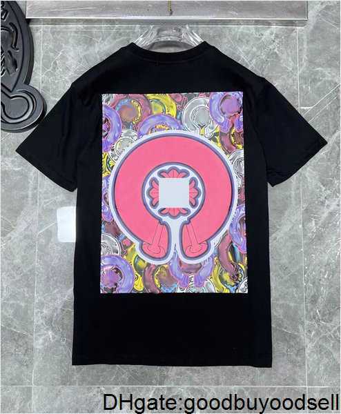 

22s Mens Classic t Shirt Fashion Ch High Quality Brand Letter Sanskrit Cross Pattern Sweater T-shirts Designers Pullover Tops Cotton Tshirts 8YWW, 16