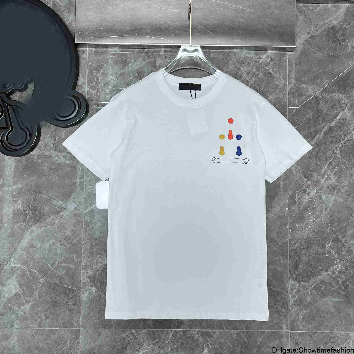 

Fashion Luxury Brand Men's t Shirts Summer Designers Ch Tops Tees Correct Horseshoe Sanskrit Cross Polos Boy Graffiti T-shirts Men Women