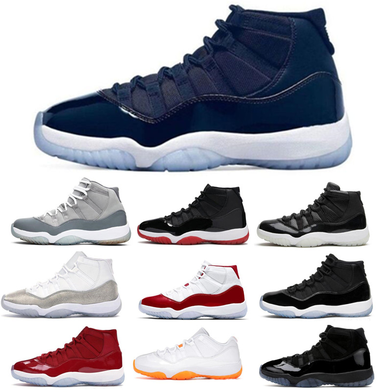 

High Quality Jumpman 11 11s Men Basketball Shoes Cherry Cool Grey Midnight Navy Concord Playoffs Bred Legend Blue Gamma Blue Win Like 96 Mens Women Trainers Sneakers, A9