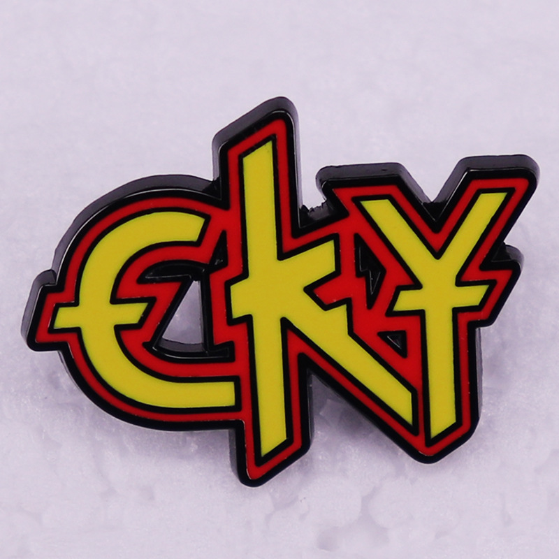 

American rock band CKY logo badge brooch music fan gift Cute Anime Movies Games Hard Enamel Pins Collect Metal Cartoon Brooch, As picture