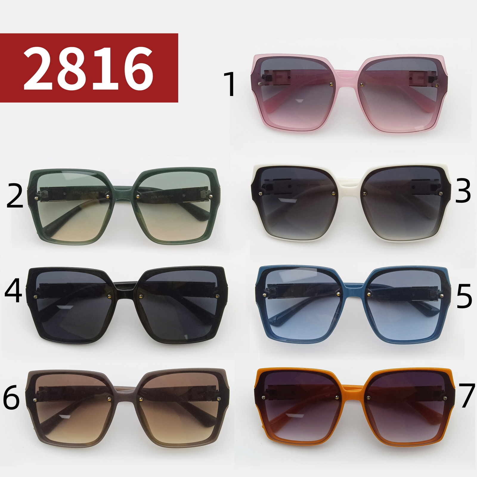 

Sunglasses for men woman Fashion polarized sunglasses unisex trendy fashionable design style quality lenses effectively protect against harsh sunlight 2816