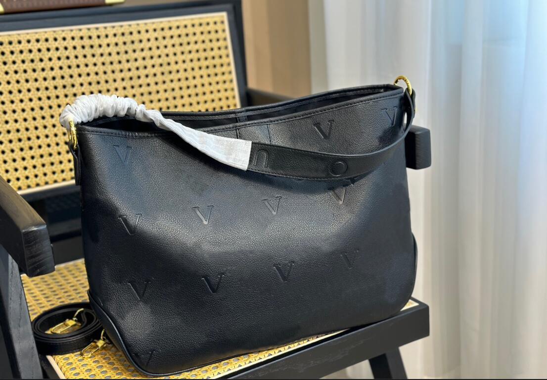 

Large capacity bags GRACEFUL Handbag Designer Totes Woman PM MM Women Shoulder Bag Leather Handbags mommy Casual Luxury Tote Lady Shopping Bags Purses, Black