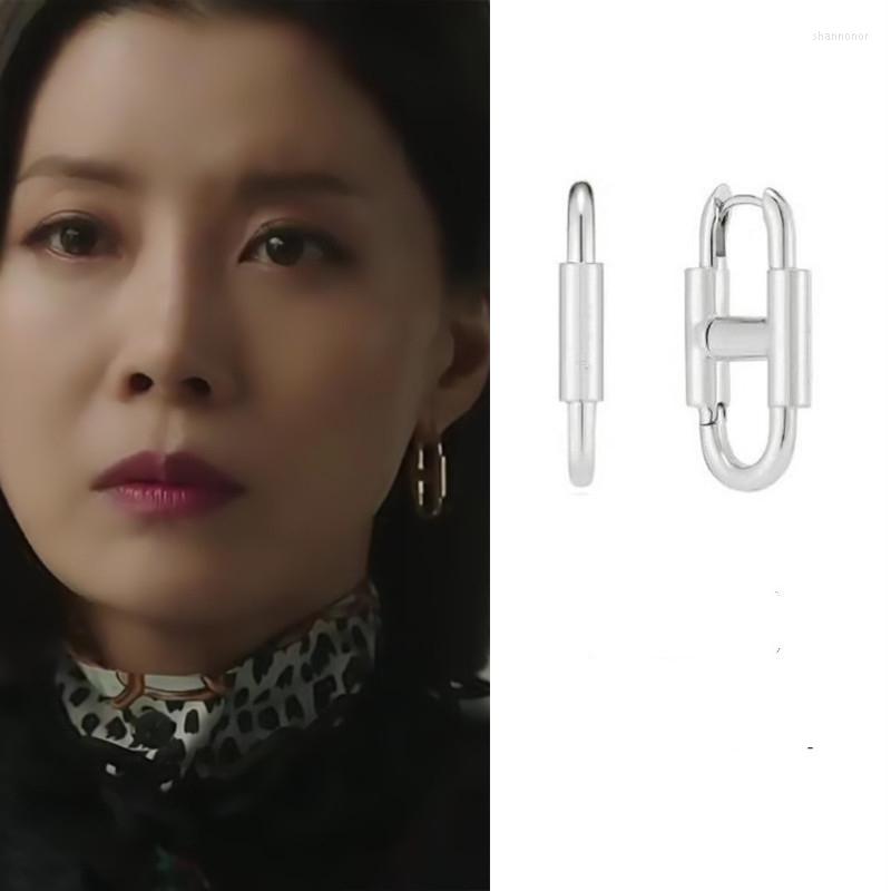 

Stud Earrings Eve Seo Yea Ji Creative Korean Stylish Drama Fashion High Quality For Women Beautiful