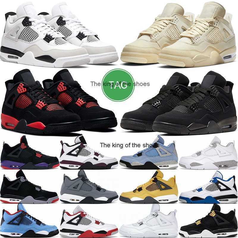

J4s OG2023 OG 4S Military Black Basketball Shoes Men Women Sail 4 Infrared University Blue Black Cat Fire Red Royalty Neon Dark Mocha Pine Green, Desert moss