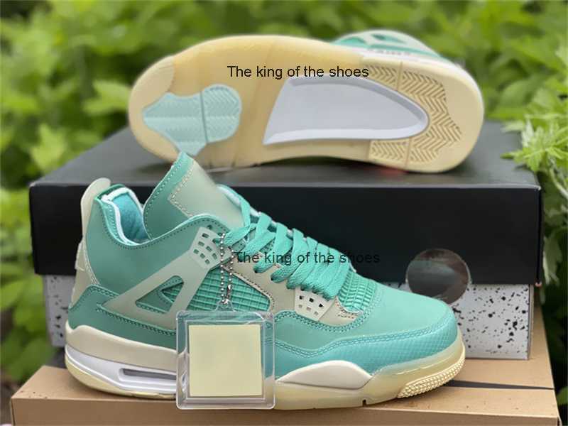 

J4S OGJ4s OG2023 OG Shoes Mens Jumpman 4 IV 4S Ice Green Beige Retro Basketball Shoe Top Quality Sports Sneakers Colorways 36-47.5, All with original logo