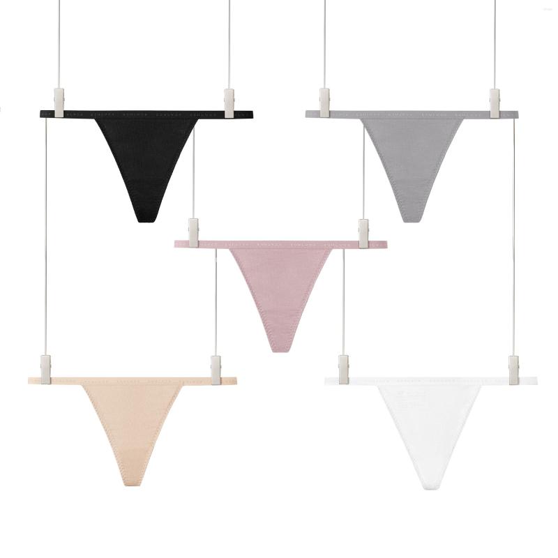 

Women's Panties 5 Pack Women's G String Thongs Cotton Underwear Sexy Low Rise Breathable Tagless Panty, Classic03