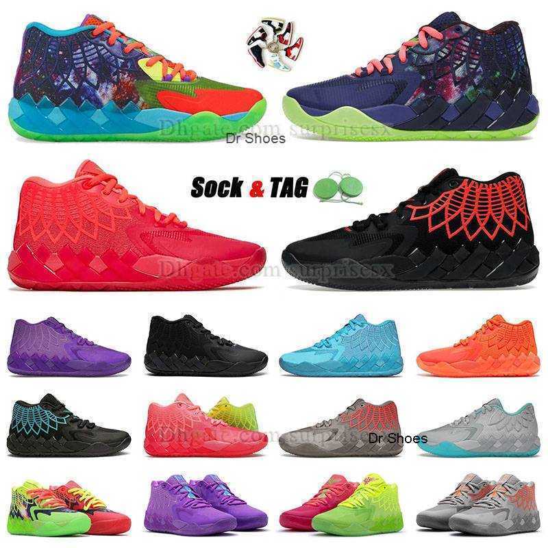 

TOP lamelo ball la melo basketball shoes 2022 new fashion mens mb 01 mb1 mlamelos rick and morty green red metallic gold yellow triple black, R07