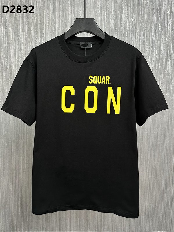 

23SS Letter Print men t-shirt D2 DSQ ICON GG Shorts Cotton tops poloshirt shirt mens tee Streetwear 3g men women t shirts dt808, 01