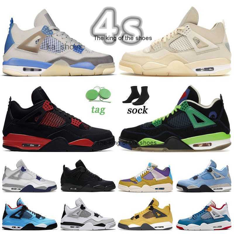 

J4S OGJ4s OG2023 OG Jumpmans 4 military blue mens basketball shoes og black cat j 4s doernbecher messy room violet ore j4 midnight navy canyon purple, J80 36-47 military black