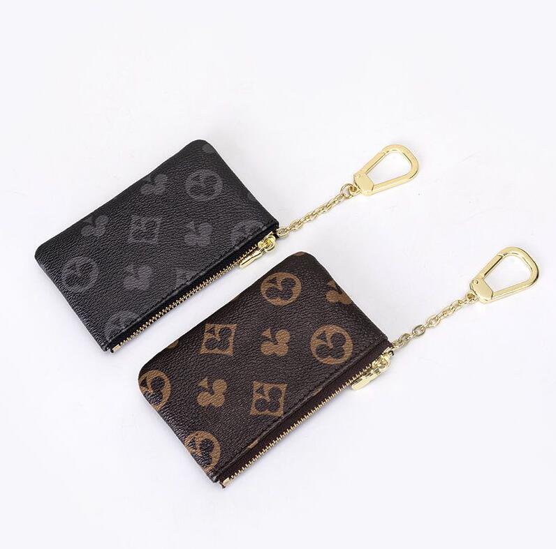 

2023 KEY POUCH Designers Coin Purses Wallet Fashion Womens Mens Keychain Ring Credit Card Holder Coin Purse Luxury M62650, White checkered