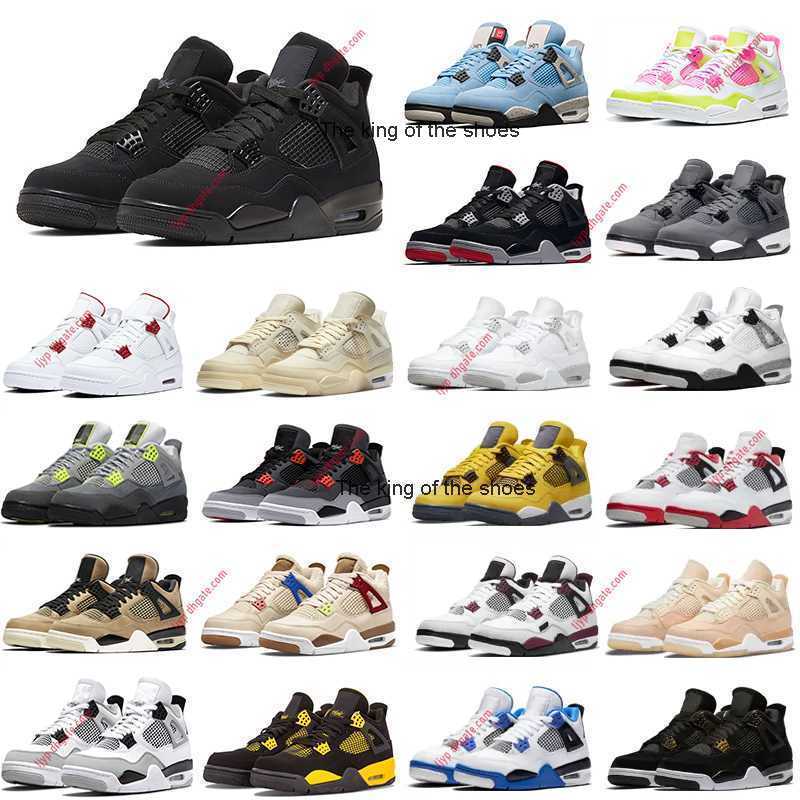 

J4S OGJ4s OG2023 OG 4s Basketball Shoes For Men Women Military Black Cat Sail Red Thunder White Oreo University Blue Infrared Shimmer Cool Grey Lighting