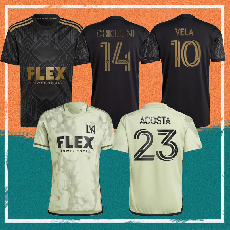 

23/24 Los Angeles FC LAFC Soccer Jerseys 2023 BALE CHICHO VELA Shirt CHIELLINI ACOSTA D.BOUANGA GINELLA OPOKU Football uniforms, Home
