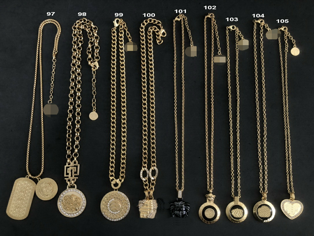 

Luxury Brand Fashion Men's Necklaces Medusa Head Pendant 18K Gold plated Banshee Portrait Neck Chain Classic Style 2023 New models Women's jewelry Gift MN25
