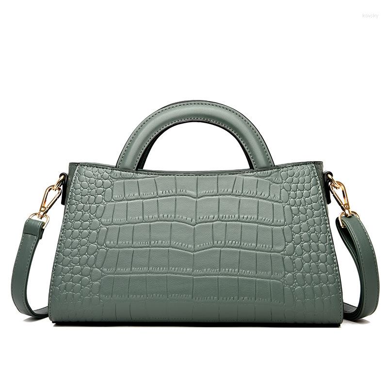 

Evening Bags Fashion Alligator Women Handbags European Designer Leather Ladies Shoulder Female Girl Crossbody Bag 2023, Black