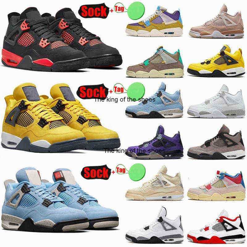 

2023OG J4s OG2023 OG Big Size 50 Mens Basketball Shoes 4 4s Jorda Jumpman University Blue White Oreo Fire Red Thunder Sail Cool Grey Black Cat Eur 48 49, 38