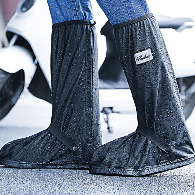 

Shoe Parts Accessories 1 Pair High Top Raincoats Nonslip Cover Waterproof Reusable Motorcycle Cycling Bike wear s Covers Boot 230311