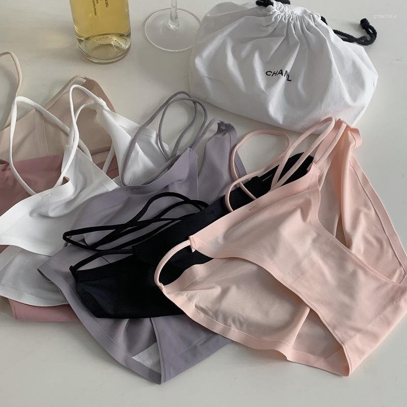 

Women's Panties Sexy Seamless Soft Silk Women Cotton Crotch Briefs Female Low Waist Fitness Lingerie Breathable Erotic Belt Underwear, Color 1