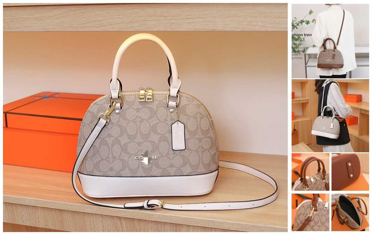 

02 eyebrow trimmer retro coach women leather handbag Envelope shopping crossbody messenger Chain flap bag tote shoulder bag, As pic