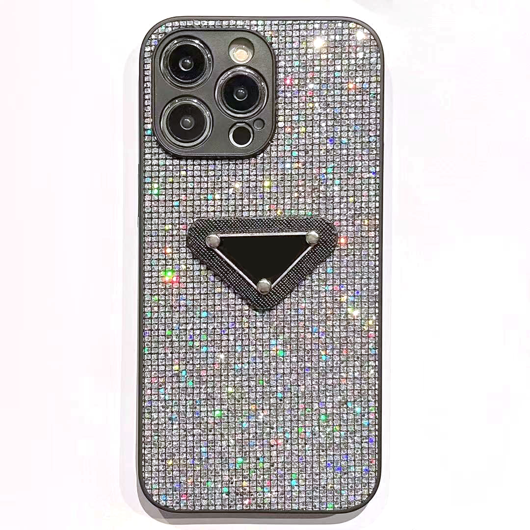 

Luxury Flash Rhinestone Inlaid Diamond Phone Case For iPhone 14 Plus 13 12 11 Pro Max Fashion Bling Ladies Cover Anti Drop Shockproof, Mix colors