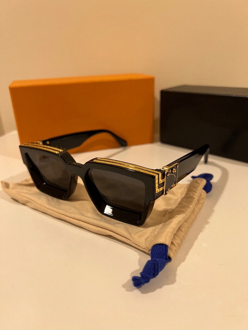 

2023 Luxury MILLIONAIRE sunglasses for men women full frame Vintage designer Evidence Sunglasses Millionaires Cyclone Shiny Gold Hot sell Gold plated Top 96006