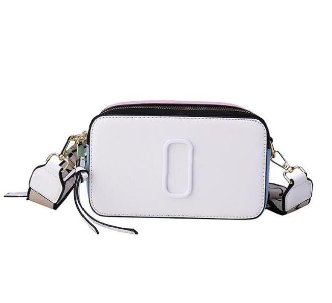 

Designer Fashion bag Ladie Handbag Famous totes Marc Jocobs Snapshot Camera Small Crossbody purse Women Shoulder Bags Messenger cross body, Black