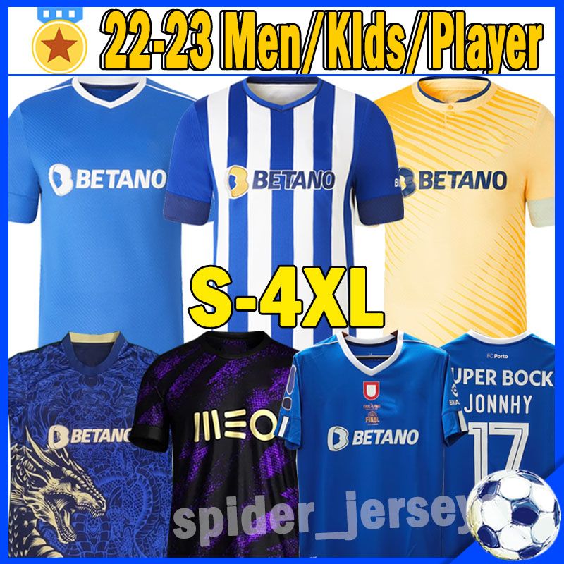 

XXXL 4XL 2022 2023 FC Portos soccer jerseys Dragon Fans player version 22 23 CAMPEOES PEPE SERGIO OLIVEIRA MEHDI LUIS DIAZ MATHEUS goalkeeper football shirt Kids kits, Boertu 22-23 special