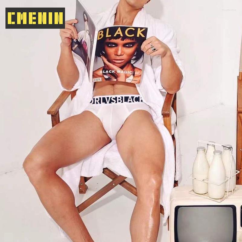 

Underpants CMENIN Cotton Sexy Man Brief Underwear Men Breathable Slip Panties Jockstrap Men's Briefs Cuecas OR6203, Or6203-black