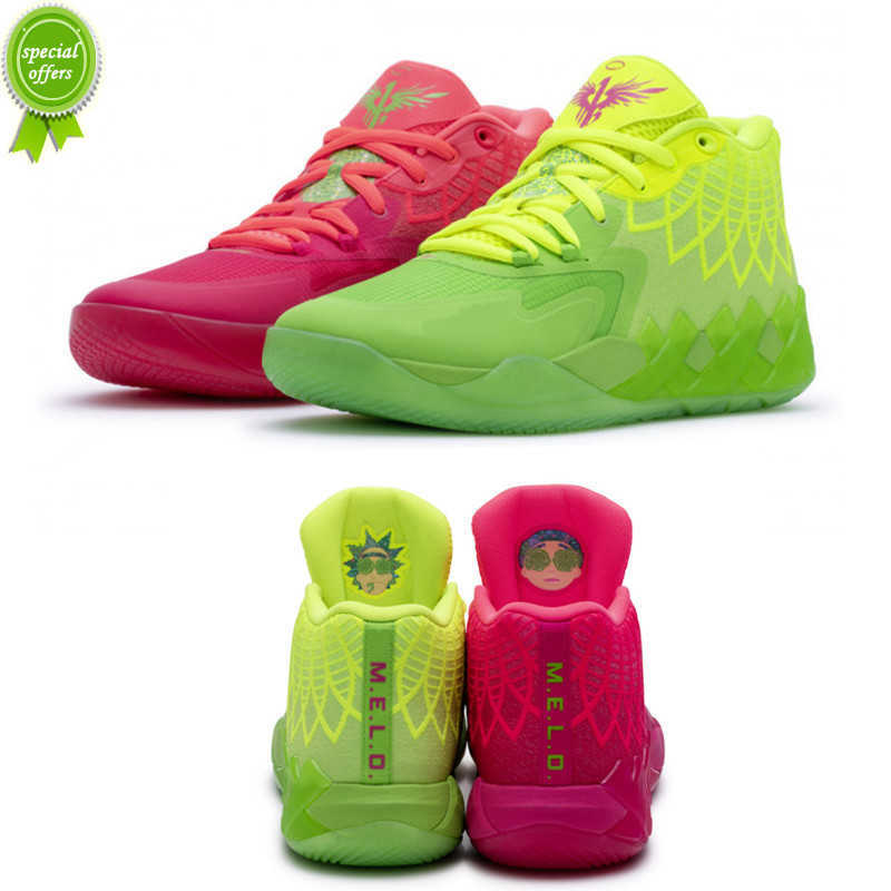 

MB01 Rick Morty Casual shoes for sale Men Women Kids LaMelo Ball Queen City Red Sport Shoe size 4.5-12
